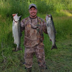 Alaska Silver Salmon Fishing